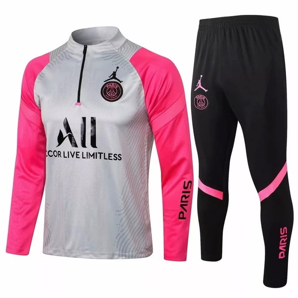 Tuta Calcio PSG 21/22 Grigio Rosa Nero